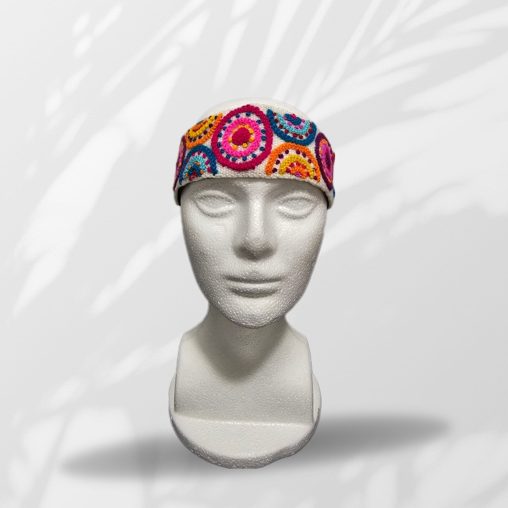 Colorful Crochet Headband/ Unique Design